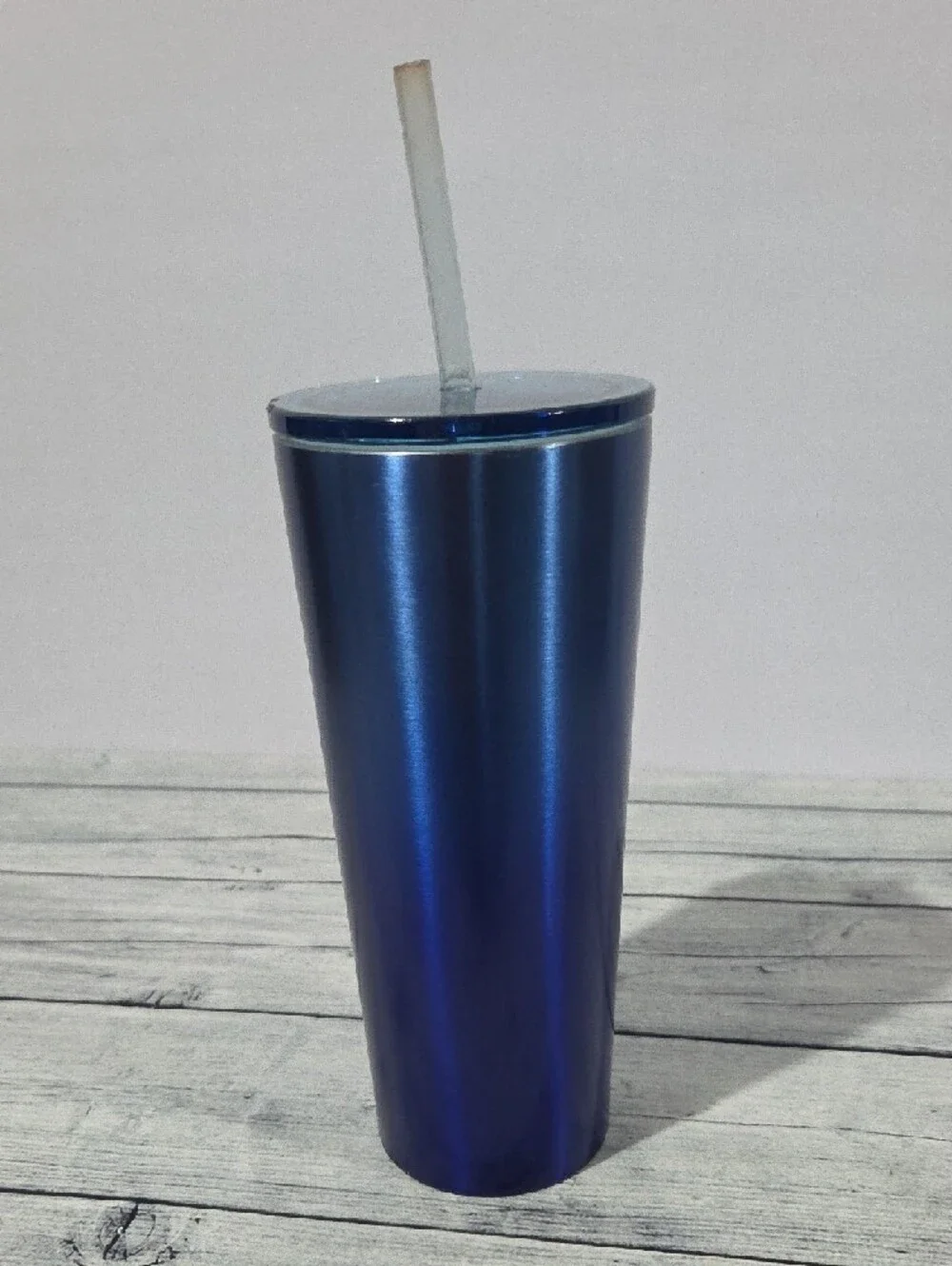Starbucks Blue Ombre 16oz Stainless Steel Tumbler with Straw
